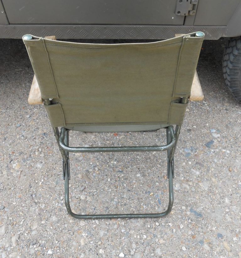 Military Army Folding Canvas Camping Garden Show Chair - H and H Surplus