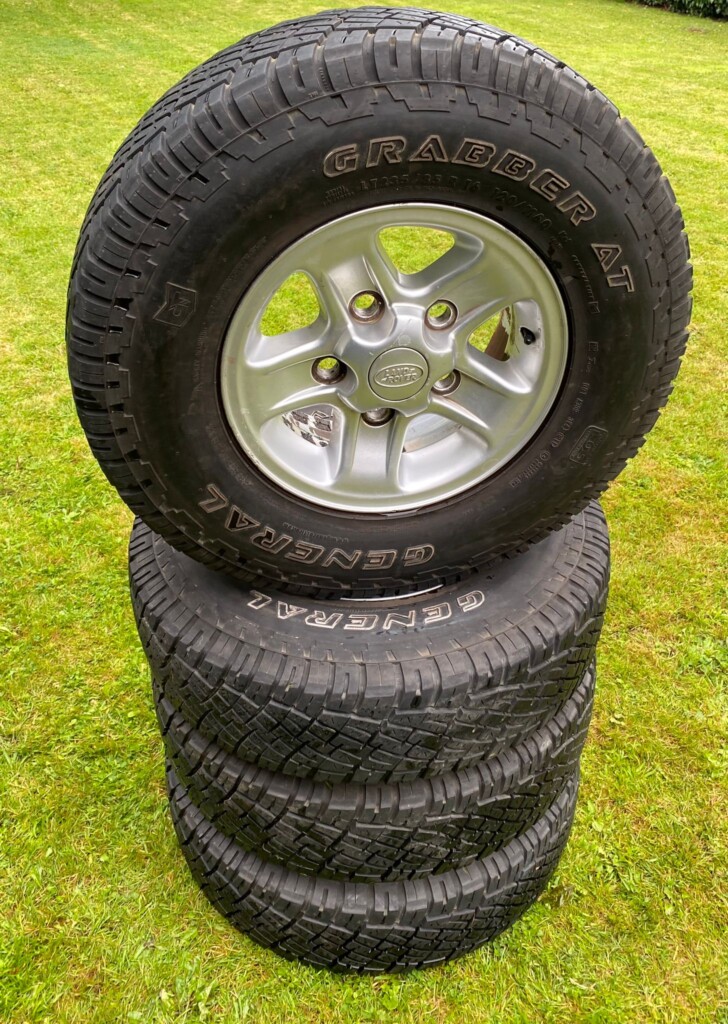 Defender Boost Rims Land Rover Defender 90/110 Boost Alloy Wheels 235/85 16 General Grabber ...